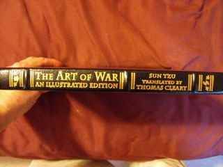 THE ART OF WAR AN ILLUSTRATED EDITION LEATHER BOUND TRANSLATED BY THOMAS CLEARY 2