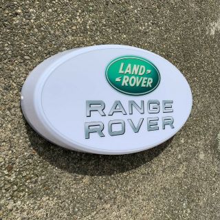Range Rover Land Rover 4x4 Car Logo Led Light Box Garage Sign Petrol Gasoline