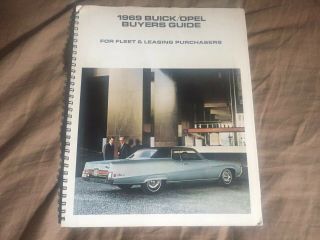 1969 Buick Wildcat Skylark Gs400 Electra Lesabre Brochure Sales Ma Prospekt