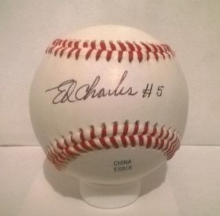 Ed Charles Autographed Signed Baseball - 1969 World Series Champion - Ny Mets