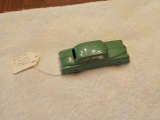 Vintage Diecast Metal Tootsie Toy Green Pontiac Chieftain 4 "