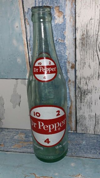 Vintage Dr Pepper 10/2/4 Soda Bottle Salt Lake City 1969 Value Price $15 Shipped