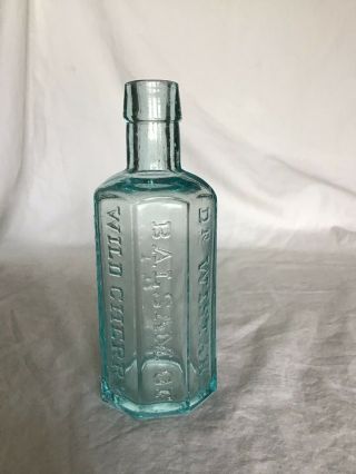 Antique Aqua Bottle Dr.  Wistar 