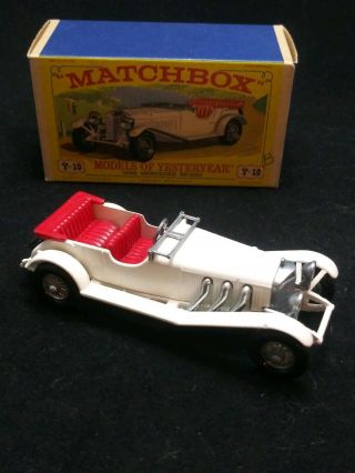 Matchbox Lesney Models Of Yesteryear Y - 10 1928 Mercedes 36/220