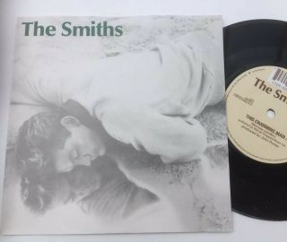 The Smiths This Charming Man Wea 7” Green Text On Sleeve Front & Back Morrissey