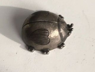 Adorable Reed & Barton Silverplate Figural Lady Bug Plays You Are My Sunshine