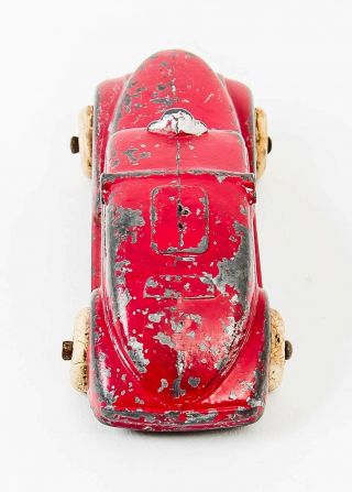 Vintage 1930 ' s Barclay Diecast Car Red Taxi Studebaker Cab 318 United States 5