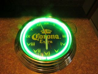 Vintage Corona Extra 2004 Procermex Neon Clock