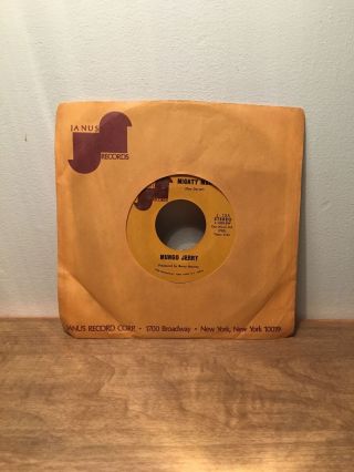 Mungo Jerry: In The Summertime / Mighty Man 45 Rpm Janus J - 125