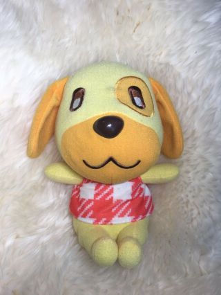Animal Crossing Goldie Plush Dog Doll Wild World Japan Rare