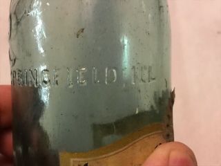Reisch’S Gold Top Beer Paper Label Bottle,  Springfield Illinois 7