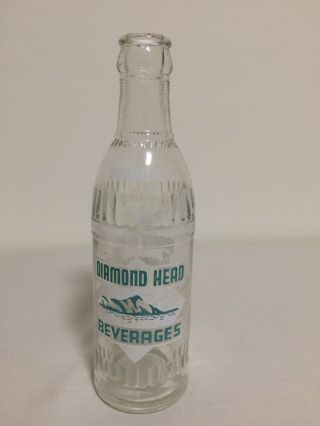 Vintage Diamond Head Beverages Bottle Coca - Cola Bottling Of Honolulu
