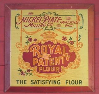 Toc Tin Flour Sign - Nickel Plate Milling Co.  Painesville Ohio - 1920,  / -