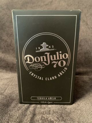 1942 Don Julio 70th Anniversary Limited Edition Anejo Tequila 750ml EMPTY W/BOX 3