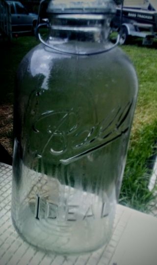 Ball Jar Vintage Mason Liberty Rare 4 Gallon