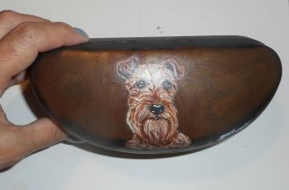 Irish Terrier Dog Hand Painted Eyeglass Sunglass Hard Case
