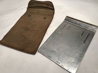 Kendall Oil Refining Field Rig Clipboard & Canvas Pouch Vintage 9x6” Sign