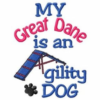 My Great Dane Is An Agility Dog Sweatshirt - Dc2052l Size S - Xxl