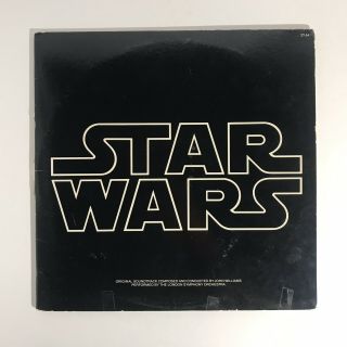 Star Wars Soundtrack By John Williams ‎vinyl Lp Record Album 1977