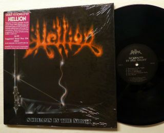 Hellion Screams In The Night Lp - 1st Press Usa 1987 Heavy Metal Rp414