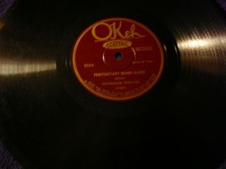 Pre War Blues 78 RPM Sylvester Weaver Okeh 8504 Can ' t Be Trusted E - 3