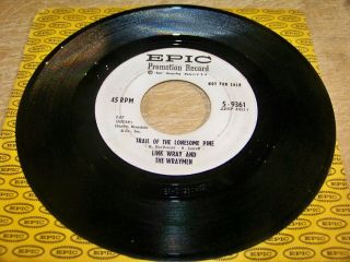 Link Wray And The Wraymen - Trail Of The Lonesome Pine - Epic 5 - 9361 Promo