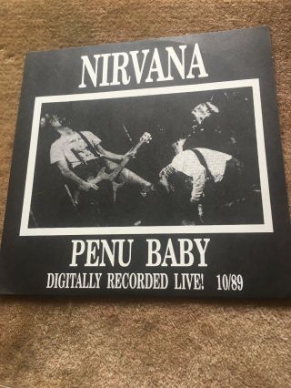 Nirvana Penu Baby.  Pic Sleeve.  Vinyl 7” Sad Pup