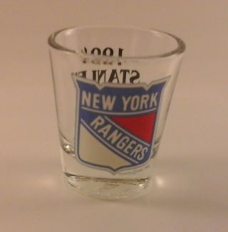Vtg Souvenir Nhl Shot Glass York Rangers 1994 Stanley Cup Champs Hunter Usa