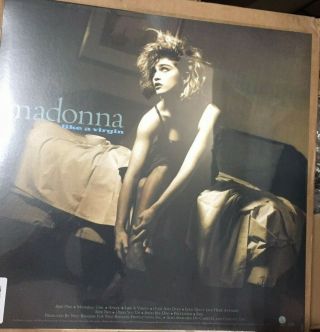 Madonna Like a Virgin Clear Vinyl LP Album UK Sainsbury ' s Exclusive 2