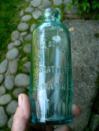 Washington Hutchinson soda PACIFIC & PUGET SOUND BOTTLING CO.  SEATTLE,  WASH. 2