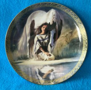 Collectible Horse Plate By D.  E.  Kucera " Unbridled Beauty "