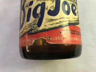 Big Joe Paper Label Root Beer Amber Bottle,  1952,  Toledo,  Ohio 4