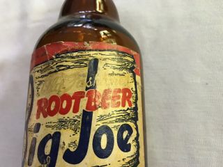 Big Joe Paper Label Root Beer Amber Bottle,  1952,  Toledo,  Ohio 5