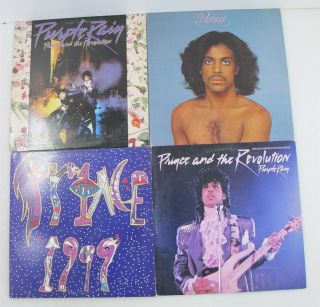 4 Prince & The Revolution Vinyl Records 1999 Purple Rain Lp & 12 " 45 Single,