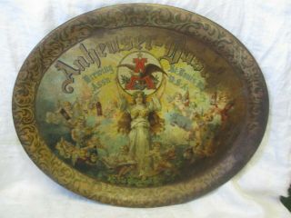 Vintage Anheuser Busch Brewing Cherubs Eagle Beer Serving Tray St.  Louis Mo