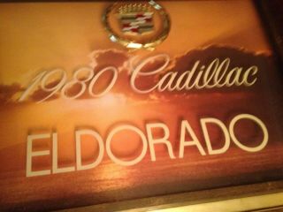 1980 Cadillac Eldorado Showroom Sign,  Display Corp.  Int ' l,  Big 30 