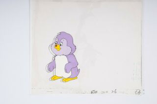 The Care Bears Movie 1985 Nelvana Animation Cel Cozy Heart Penguin