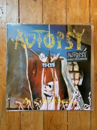 Autopsy - Acts Of The Unspeakable - Vinyl Lp - 1992 1st Press W/poster