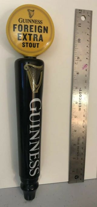 Guinness Foreign Extra Stout Beer Tap Handle Rare Draft Bar Keg Man Cave