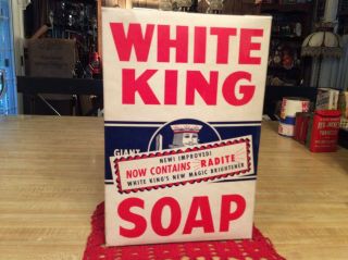 Vintage 1933,  Giant Size,  White King Soap,  In (nos)