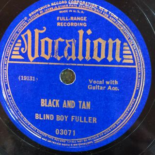 Vocalion 03071 Blind Boy Fuller Mama Let Me Lay It On You 1936 E - /v,  78 Rpm