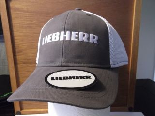 Liebherr Crane Hat $rare$ And Sticker For Crane Oilfield Mining Construction