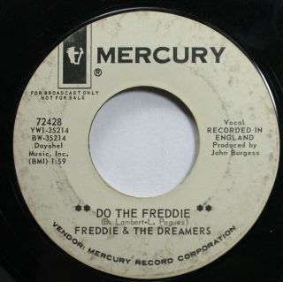 Rock Promo 45 Freddie And The Dreamers - Do The Freddie / Tell Me When On Mercur