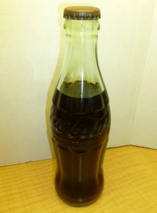 Old Vintage Coca - Cola Bottle 1963 Date Code 1960 