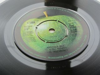 Paul Mccartney 1971 U.  K.  45 Another Day Push Out Centre