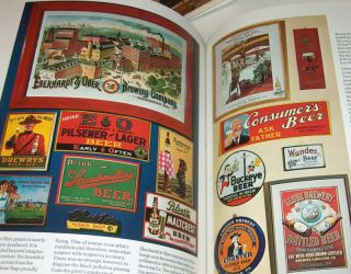 Rare Great Sign S Litho Bottles History Tray Color Beer Book By Anderson