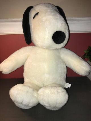 Metlife 20 " Snoopy Big Plush Stuffed Toy Peanuts Insurance Dog