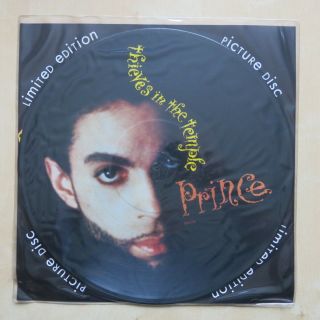 Prince Thieves In The Temple [remix] Uk 12 " Picture Disc Warner / Paisley Park