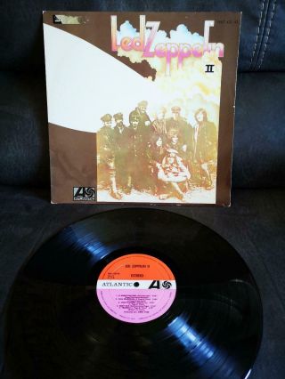 Led Zeppelin Ii,  1969 Spanish Press,  Hats 421 43 A5/b3,  Orange/pink