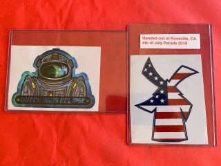 Dutch Bros Coffee Sticker - Rare 4th Of July 2019 And The Eclipse Sticker
